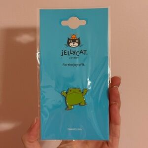 Jellycat Ricky Rain Frog Pin Badge